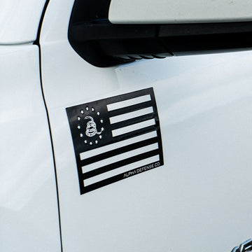 ALPHA FLAG MAGNET | BLACK | DON’T TREAD ON FREEDOM